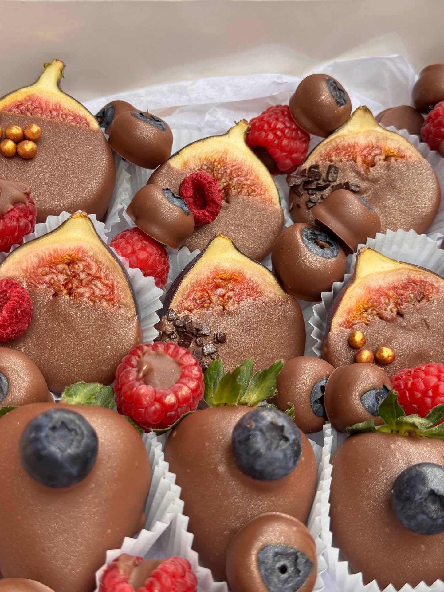 Berries in chocolate